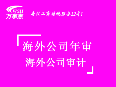 海外公司審計(jì)代辦_海外公司做賬報(bào)稅_代理海外記賬-萬事惠海外服務(wù)